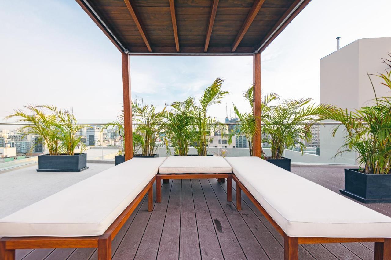 ✶ Maras Residence ✶ Luxury Rooftop Pool & Grill Лима Экстерьер фото