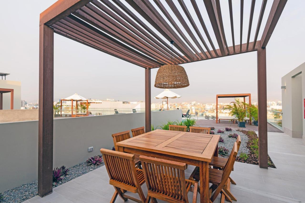 ✶ Maras Residence ✶ Luxury Rooftop Pool & Grill Лима Экстерьер фото