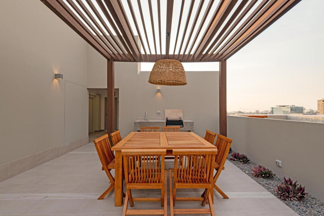 ✶ Maras Residence ✶ Luxury Rooftop Pool & Grill Лима Экстерьер фото