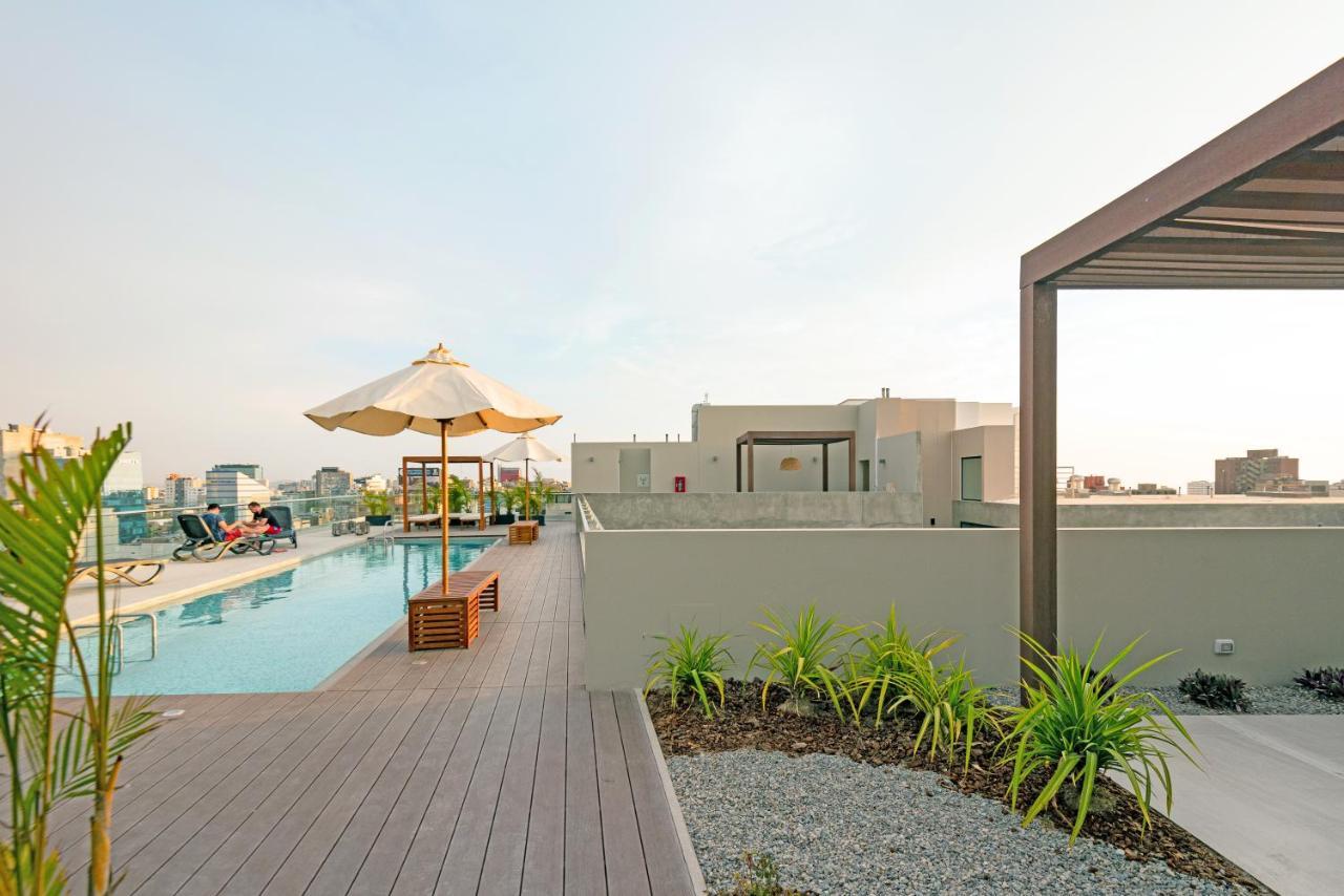 ✶ Maras Residence ✶ Luxury Rooftop Pool & Grill Лима Экстерьер фото